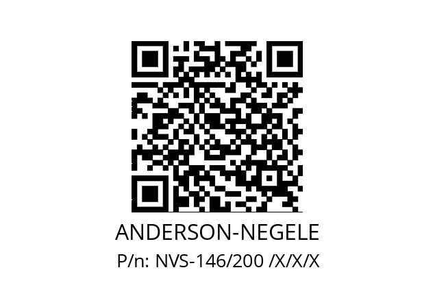   ANDERSON-NEGELE NVS-146/200 /X/X/X