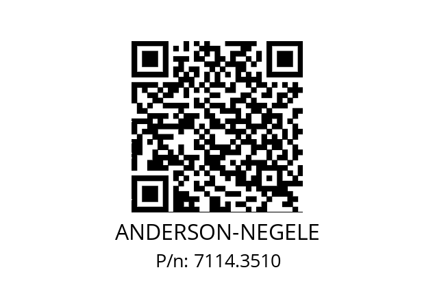   ANDERSON-NEGELE 7114.3510