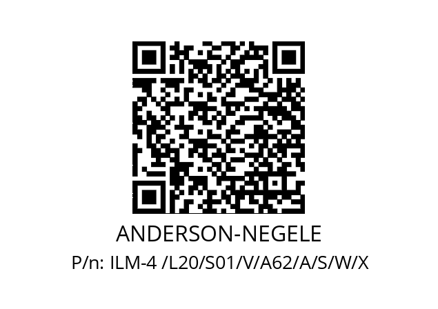   ANDERSON-NEGELE ILM-4 /L20/S01/V/A62/A/S/W/X