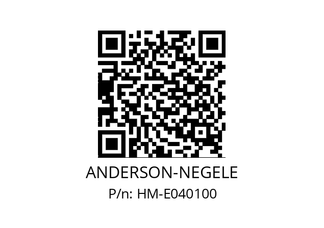   ANDERSON-NEGELE HM-E040100