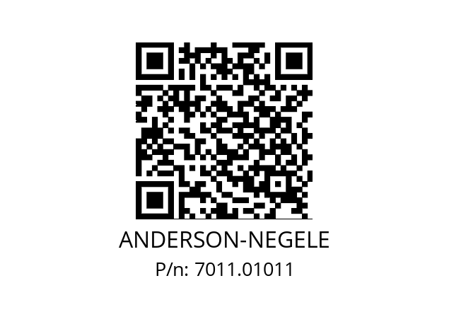   ANDERSON-NEGELE 7011.01011