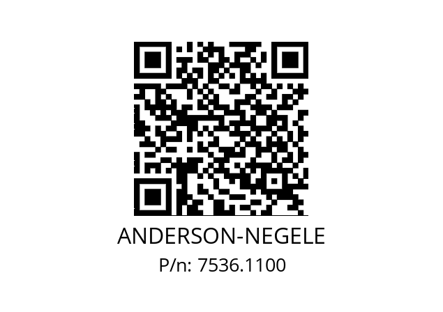   ANDERSON-NEGELE 7536.1100