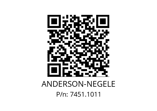   ANDERSON-NEGELE 7451.1011