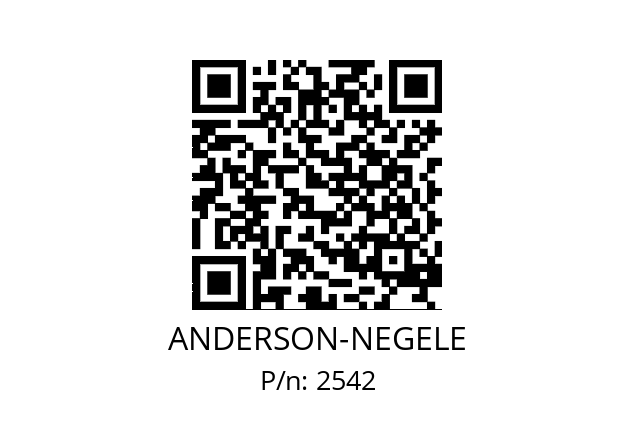   ANDERSON-NEGELE 2542