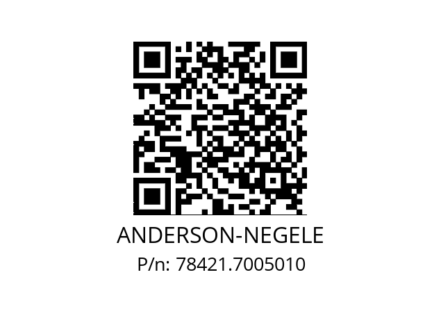   ANDERSON-NEGELE 78421.7005010