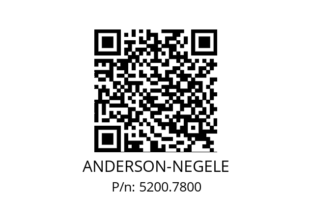   ANDERSON-NEGELE 5200.7800