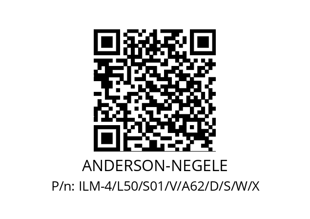   ANDERSON-NEGELE ILM-4/L50/S01/V/A62/D/S/W/X