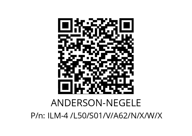   ANDERSON-NEGELE ILM-4 /L50/S01/V/A62/N/X/W/X