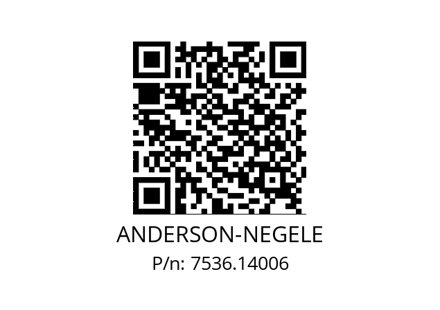   ANDERSON-NEGELE 7536.14006