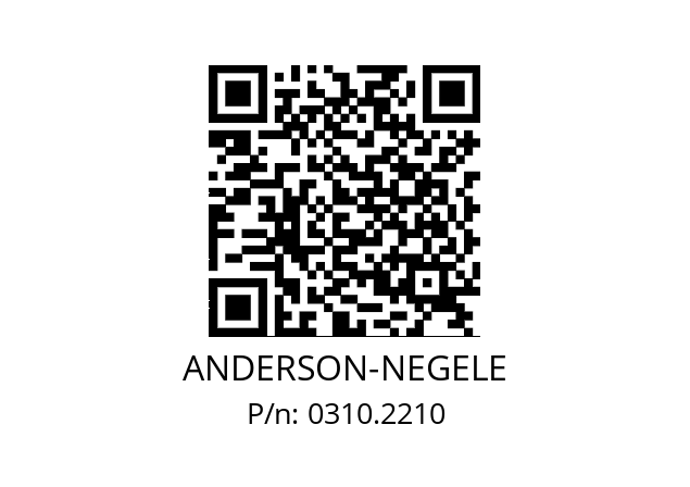   ANDERSON-NEGELE 0310.2210