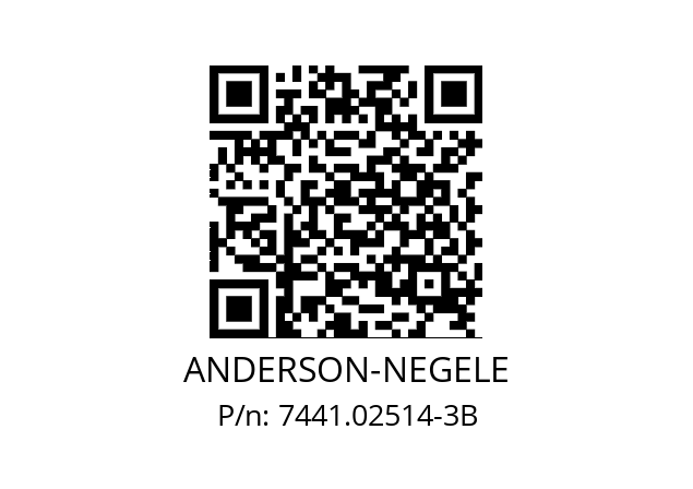   ANDERSON-NEGELE 7441.02514-3B