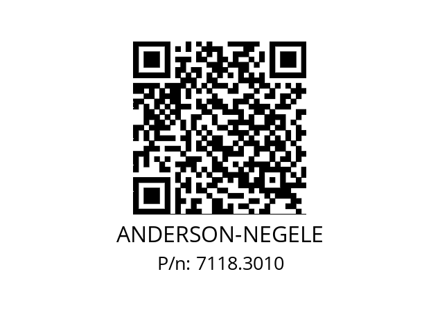   ANDERSON-NEGELE 7118.3010