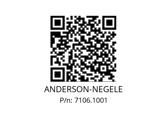   ANDERSON-NEGELE 7106.1001