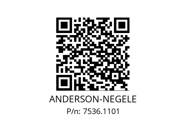   ANDERSON-NEGELE 7536.1101