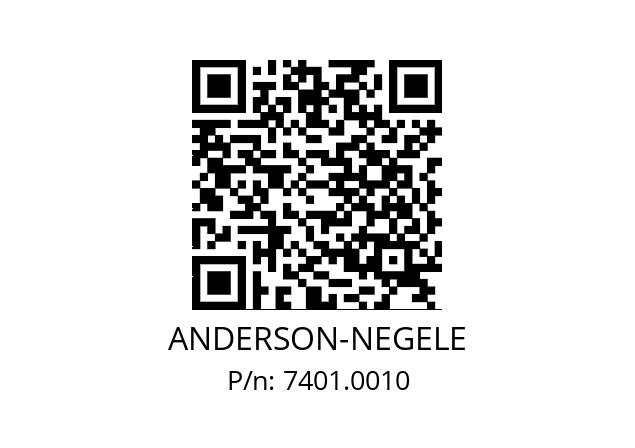   ANDERSON-NEGELE 7401.0010