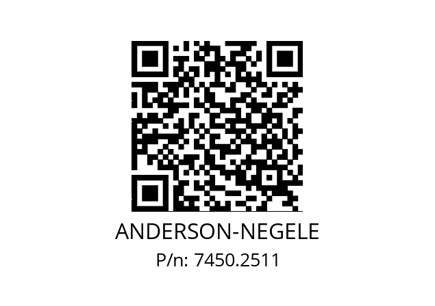   ANDERSON-NEGELE 7450.2511