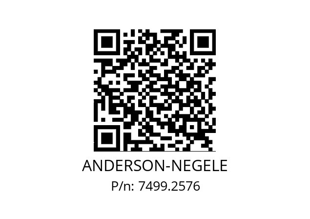   ANDERSON-NEGELE 7499.2576