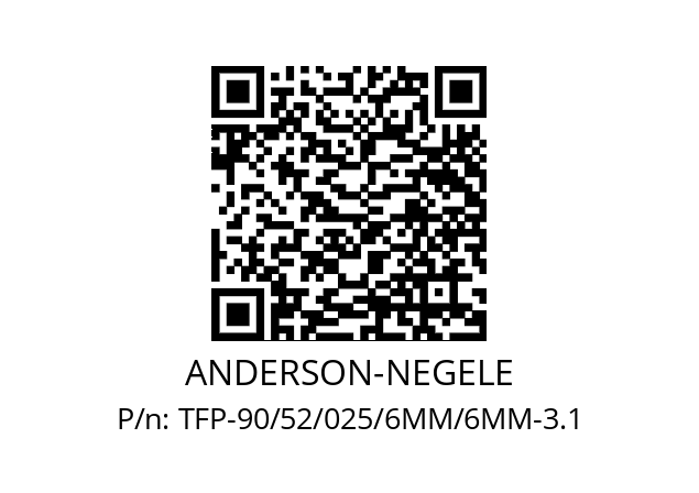  7490.0201 ANDERSON-NEGELE TFP-90/52/025/6MM/6MM-3.1