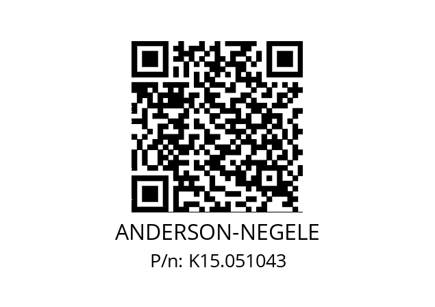   ANDERSON-NEGELE K15.051043