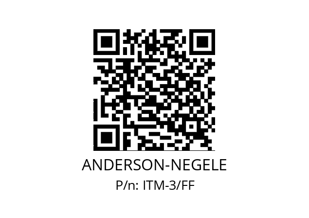   ANDERSON-NEGELE ITM-3/FF