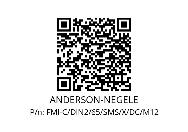   ANDERSON-NEGELE FMI-C/DIN2/65/SMS/X/DC/M12