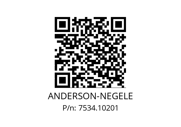   ANDERSON-NEGELE 7534.10201