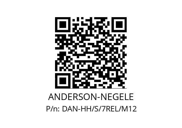   ANDERSON-NEGELE DAN-HH/S/7REL/M12