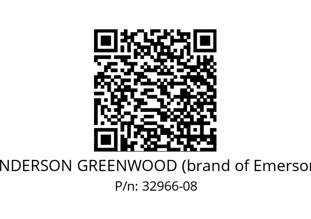   ANDERSON GREENWOOD (brand of Emerson) 32966-08