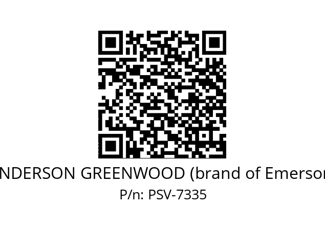   ANDERSON GREENWOOD (brand of Emerson) PSV-7335