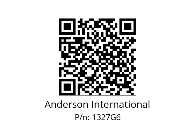   Anderson International 1327G6