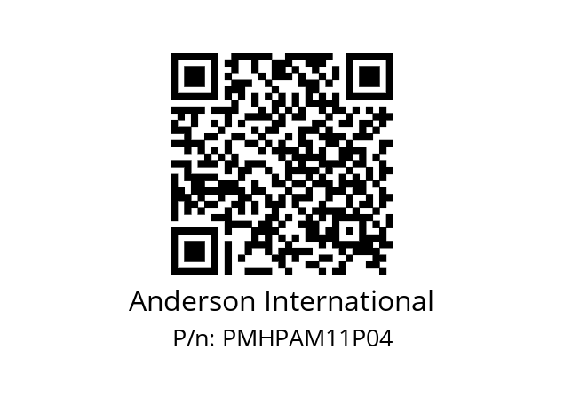   Anderson International PMHPAM11P04