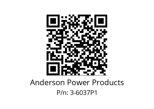   Anderson Power Products 3-6037P1