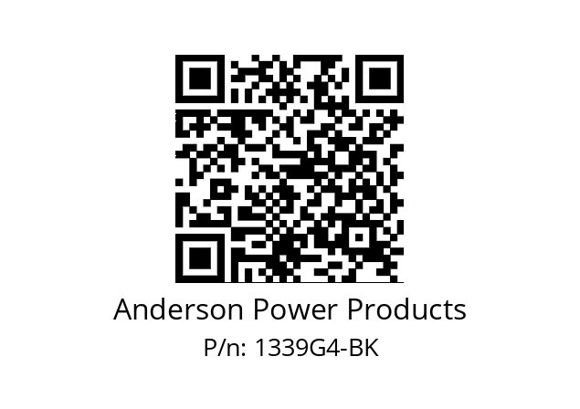   Anderson Power Products 1339G4-BK