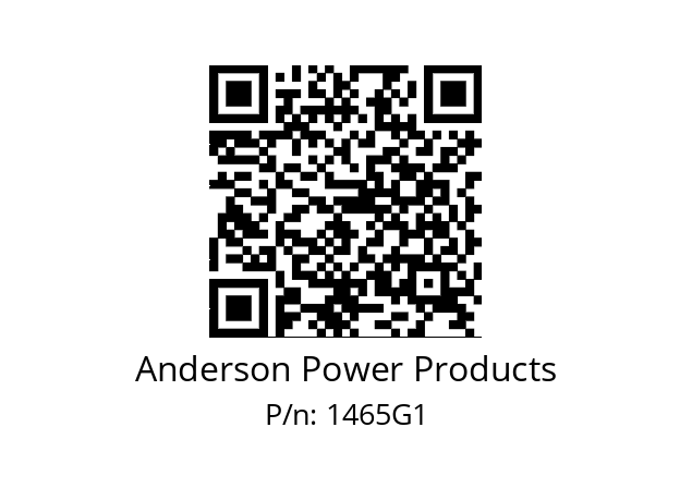   Anderson Power Products 1465G1