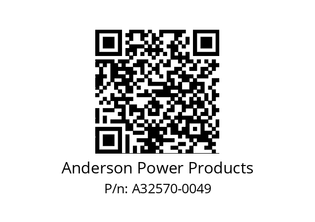   Anderson Power Products A32570-0049