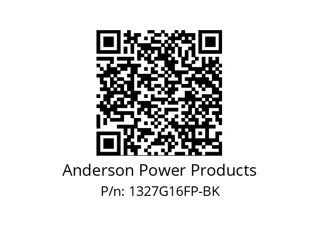   Anderson Power Products 1327G16FP-BK