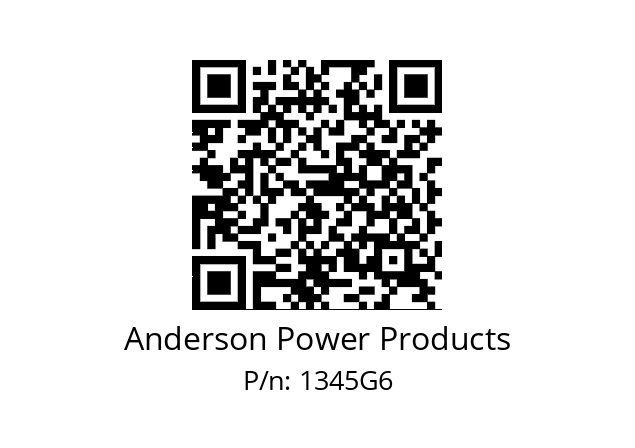   Anderson Power Products 1345G6