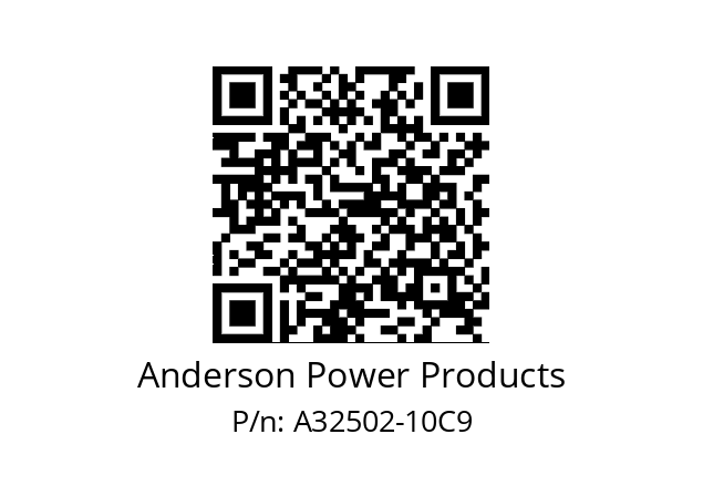   Anderson Power Products A32502-10C9