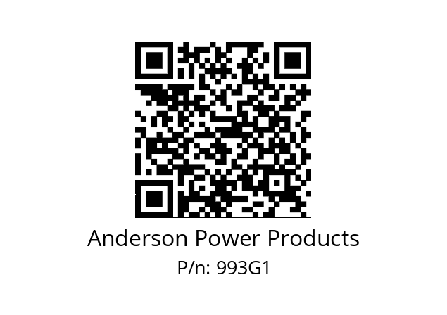   Anderson Power Products 993G1