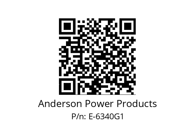   Anderson Power Products E-6340G1