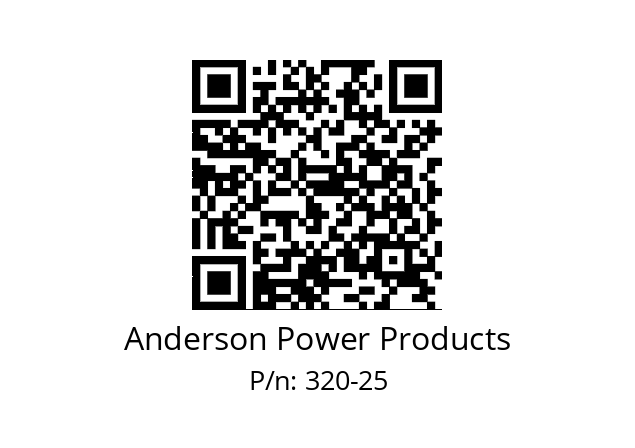   Anderson Power Products 320-25