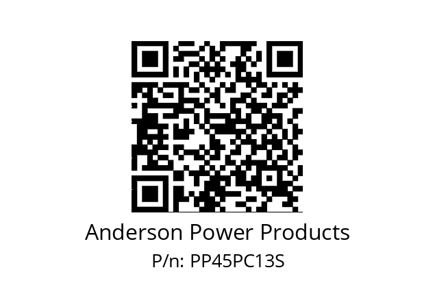   Anderson Power Products PP45PC13S