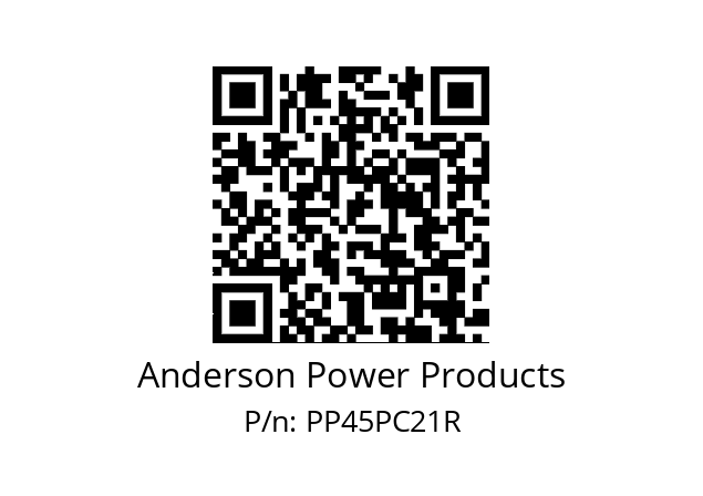   Anderson Power Products PP45PC21R