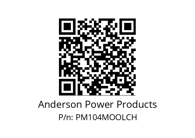   Anderson Power Products PM104MOOLCH