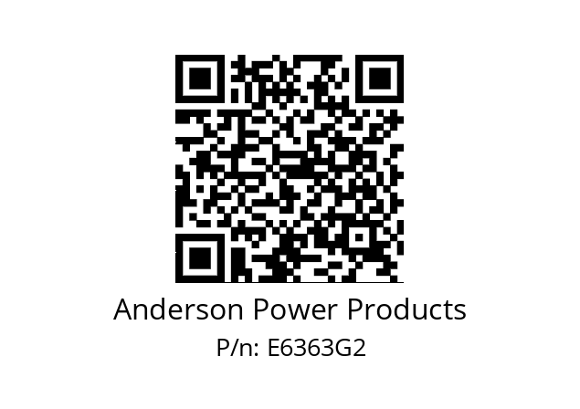   Anderson Power Products E6363G2