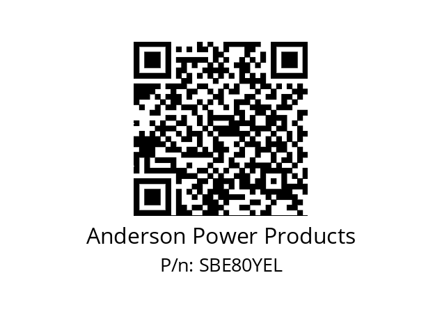   Anderson Power Products SBE80YEL