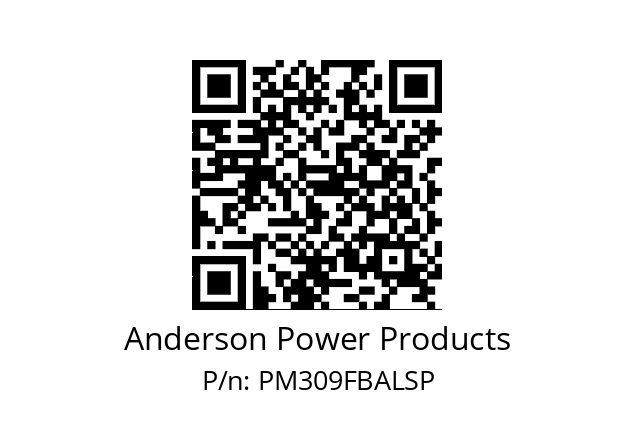   Anderson Power Products PM309FBALSP