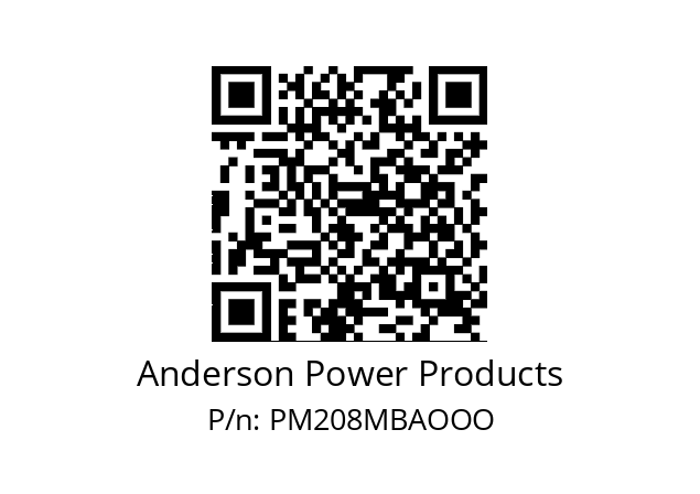   Anderson Power Products PM208MBAOOO