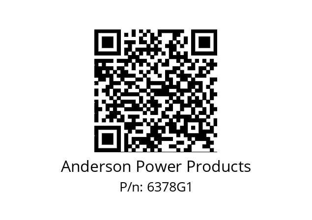   Anderson Power Products 6378G1