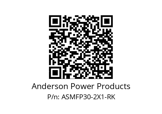   Anderson Power Products ASMFP30-2X1-RK